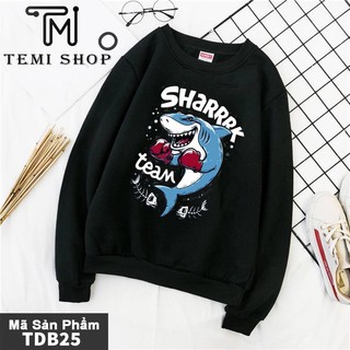 Áo Sweater Nam Nữ Cá Mập - Bigsize đến 100kg
