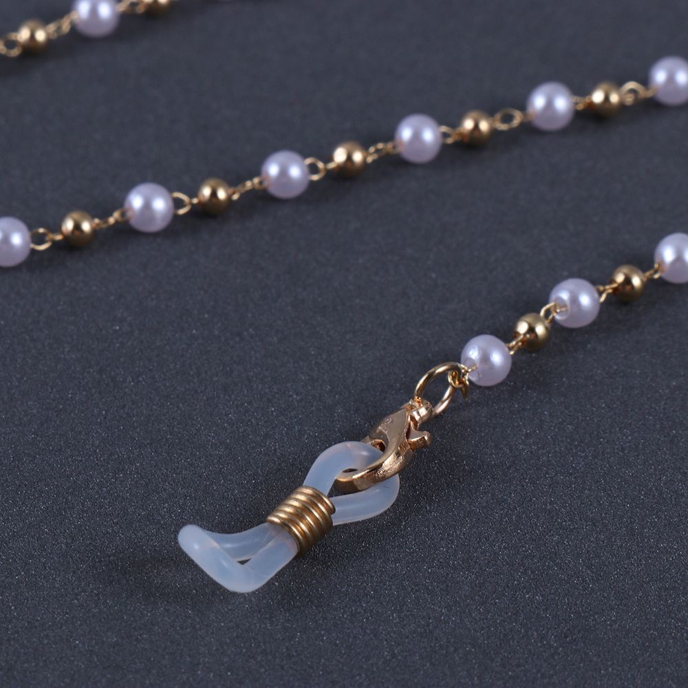 Dây Xích Giữ Mắt Kính Chống Trượt Đính Ngọc Trai Thời Trang Dành Cho Nữ