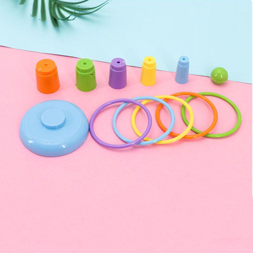Bộ Đồ Chơi Vòng Xếp Chồng Bằng Nhựa Rèn Luyện Trí Thông Minh Cho Bé
