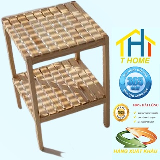 Tab Đầu Giường 2 Tầng Gỗ Thông Hàn Quốc, Kệ đầu giường - Decor Phòng Đẹp