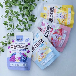 Bánh que gạo lứt rau củ ALVINS hữu cơ - Bánh ăn dặm cho bé từ 6 tháng tuổi [BAY AIR]