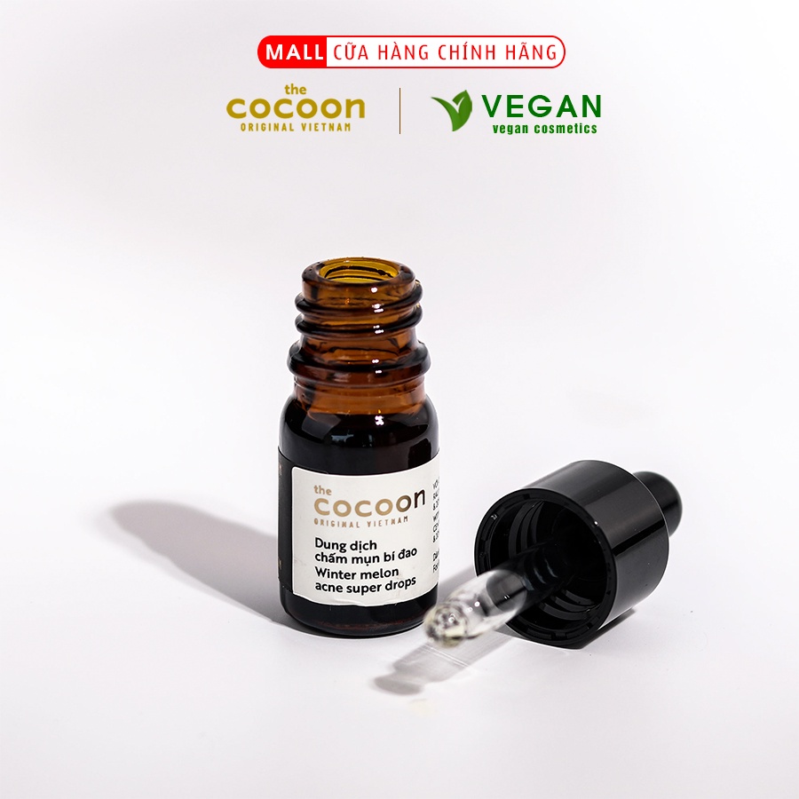 Dung dịch chấm mụn bí đao cocoon 5ml Thuần Chay