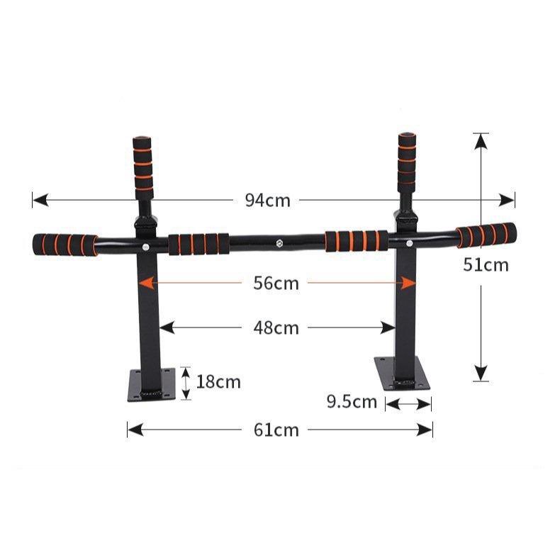 Xà đơn - xà kép kết hợp khung treo bao cát có hộp