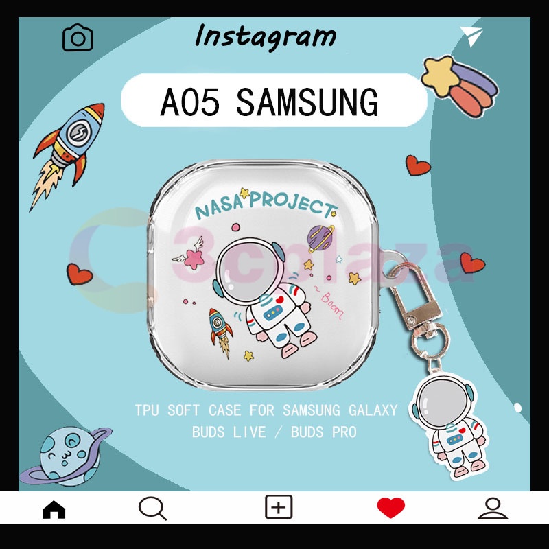 🌟3C🌟SL09 Samsung Galaxy Buds Live / Buds Pro / Buds 2 / Buds 2 pro Case TPU soft  Case Cover  series Dust-proof Protective Case for Samsung Galaxy Buds live