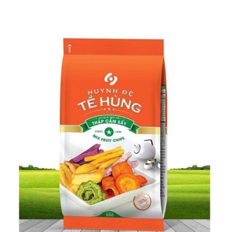 Gói 500G Thập Cẩm Sấy Huynh Đệ Tề Hùng Date T1/2022