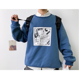 (Xả kho mạnh)  Áo sweater nỉ bông thu đông phong cách cá tính
