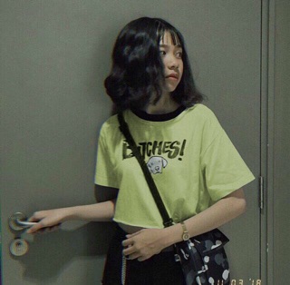 ÁO CROP TAY LỠ( kèm clip hình thật )