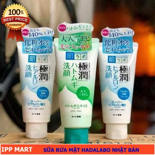 sữa rửa mặt Hadalabo dạng kem
