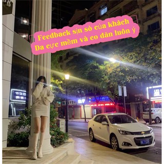 Boots lửng Ulzzang cổ cao gót vuông 6cm