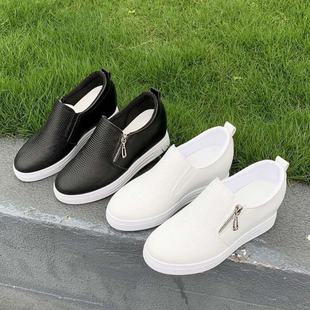 Giày nữ da dấu đế thời trang cao cấp