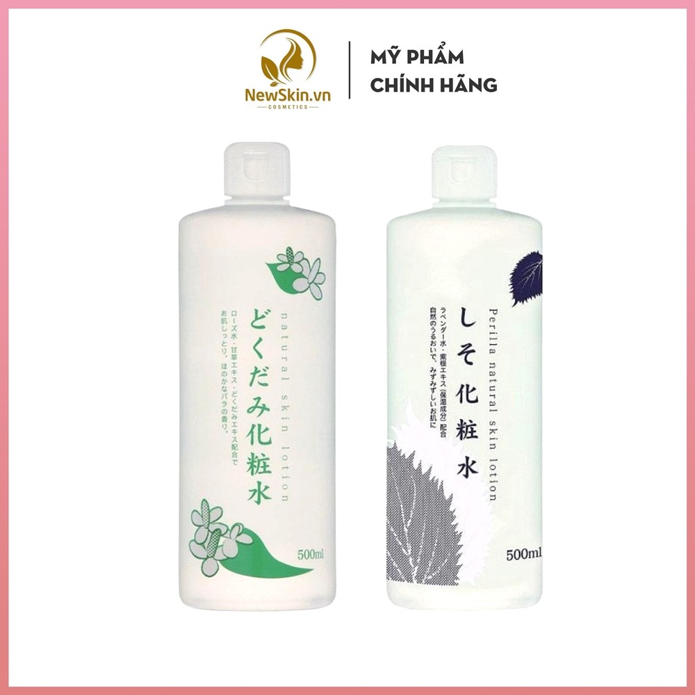 Nước Hoa Hồng Giảm Mụn Lotion Toner Diếp Cá - Tía Tô Dokudami Nhật Bản 500ml