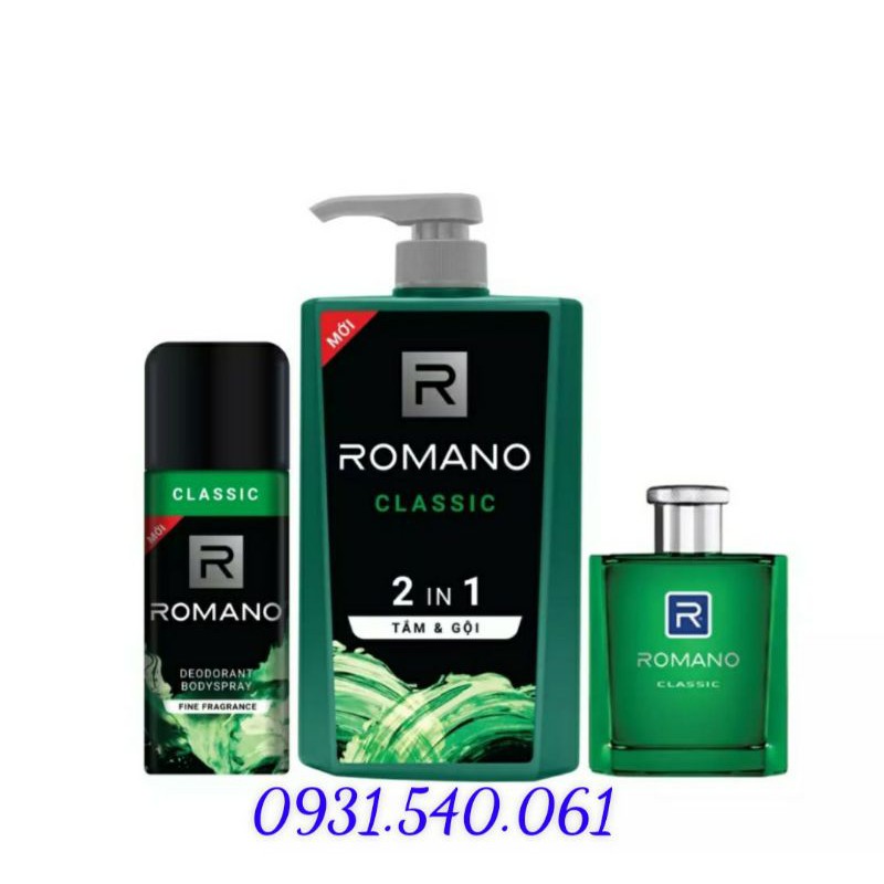 COMBO TRỌN BỘ ROMANO ATTITUDE.