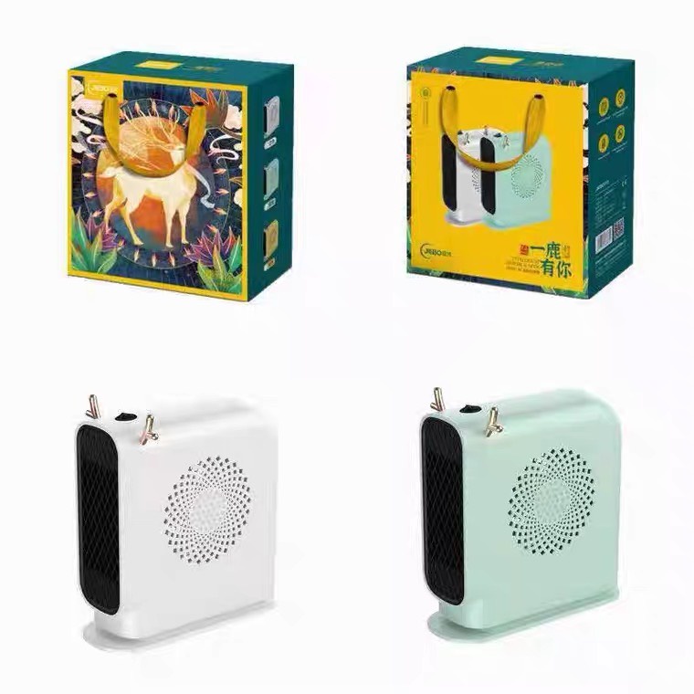 Quạt sưởi mini để bàn công suất 500W làm nóng cực nhanh - Cây máy sưởi mini mùa đông