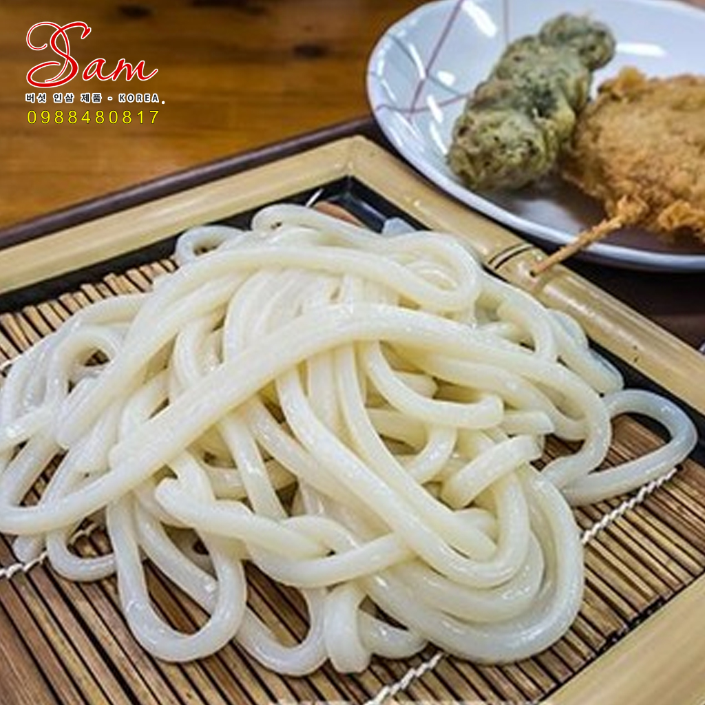 Mỳ tươi udon Samlip Hàn Quốc làm mỳ tương đen 200gr/ gói