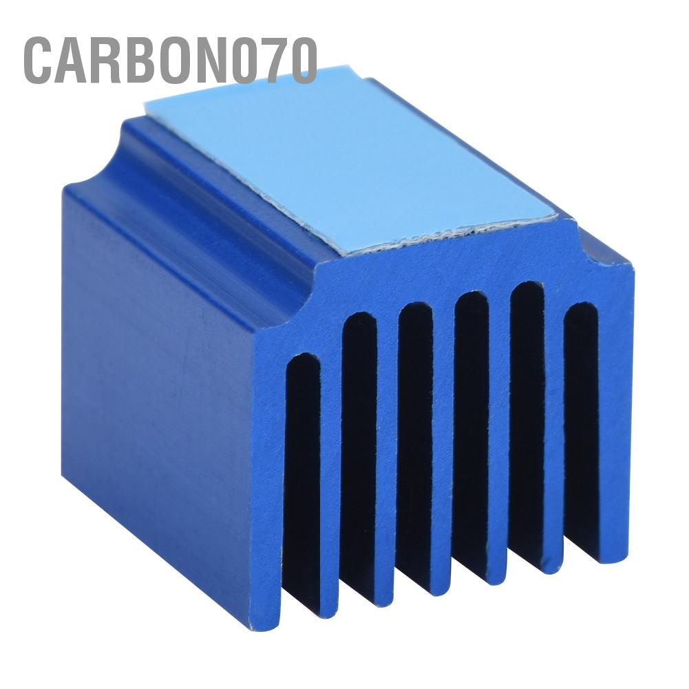 10 tấm tản nhiệt bằng hợp kim nhôm làm mát điều khiển động cơ có keo mặt sau cho máy in 3D màu xanh dương