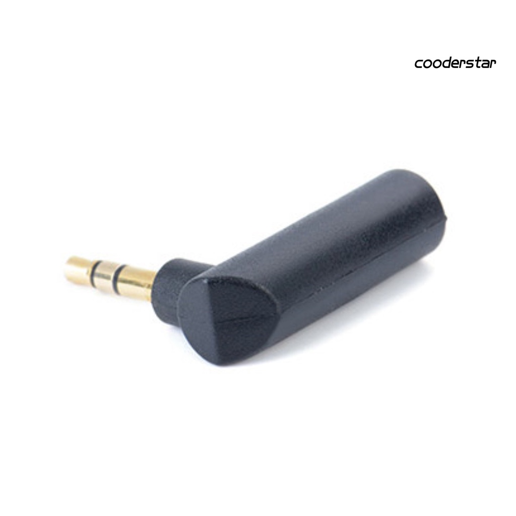 Đầu chuyển đổi âm thanh từ giắc cắm 3.5mm 3 / 4 cực 90 độ