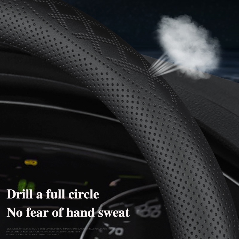 Bao Da Bọc Vô Lăng Xe Hơi Nissan Almera X Trail Grand Livina Navara Serena Sylphy Juke Teana March Terra Sunny