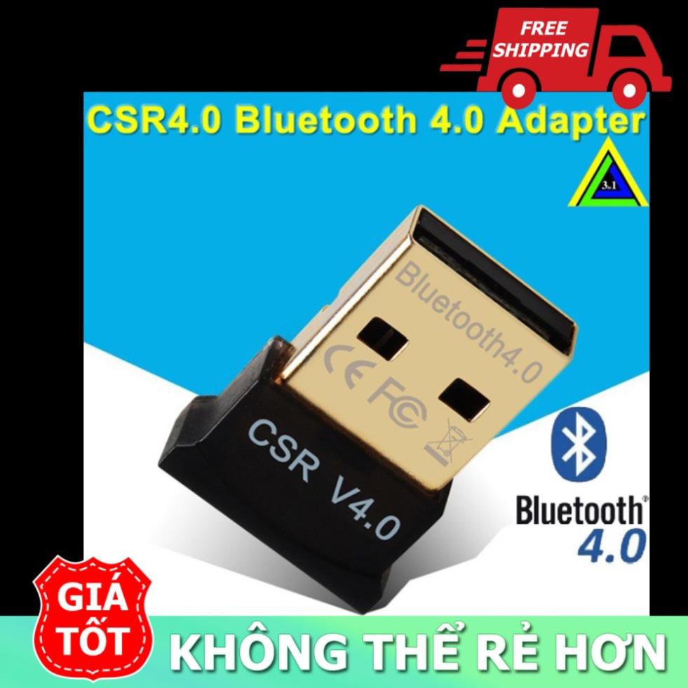 USB Bluetooth CSR 4.0 - bổ sung bluetooth cho máy tính