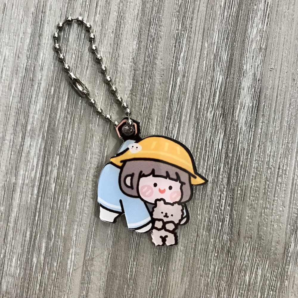 Móc Khoá Nhựa Treo Balo Giá Rẻ 7 Kiểu Dễ Thương