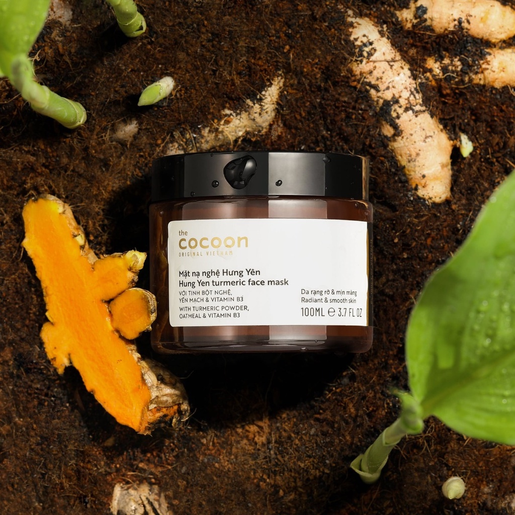 Mặt Nạ Nghệ Hưng Yên Cocoon Giúp Da Rạng Rỡ Mịn Màng 30ml Hung Yen Turmeric Face Mask