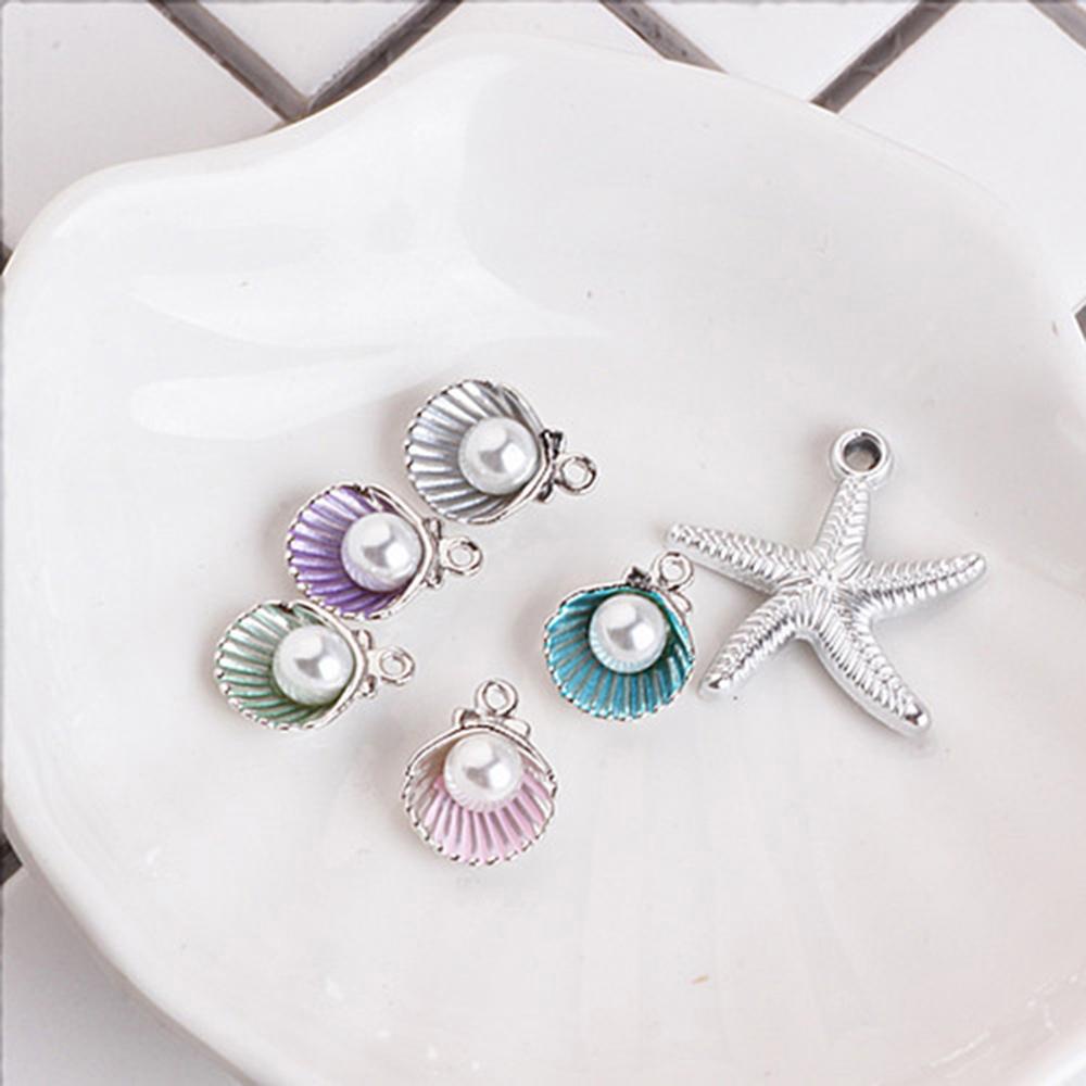 Set 10 Mặt Dây Chuyền Hình Vỏ Sò DIY