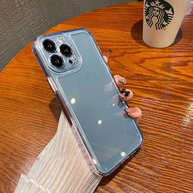 Ốp Điện Thoại TPU Mềm Trong Suốt Cho IPhone 13 12 Mini 11 Pro X XR XS Max SE 2020 6 6S 7 8 Plus