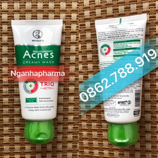Kem Rửa Mặt Ngăn Ngừa Mụn ACNES CREAMY WASH 100g