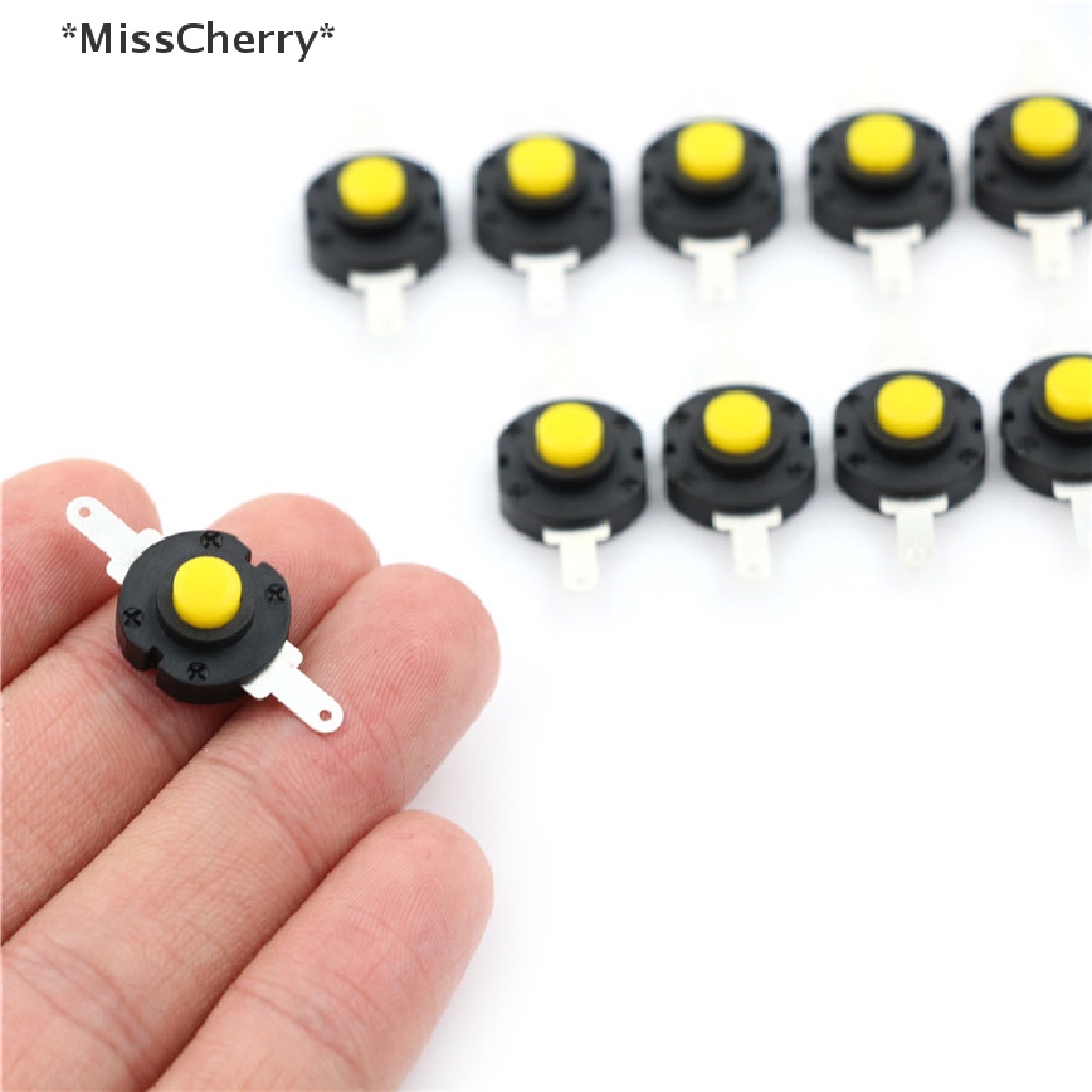 10 Công tắc đèn pin DC 12V 0.5A tự khóa chuyên dụng