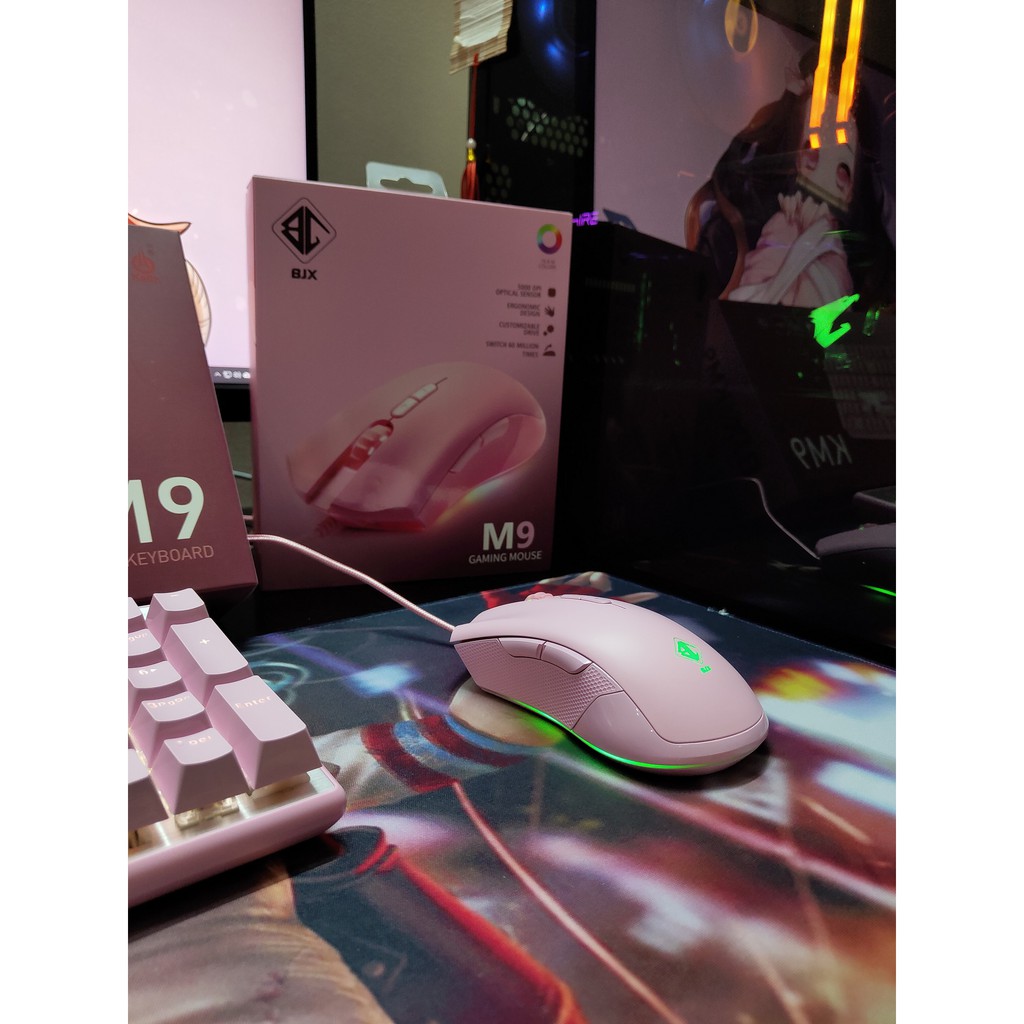 Chuột chơi game BJX M9 RGB Lighting Gaming mouse DPI 5000