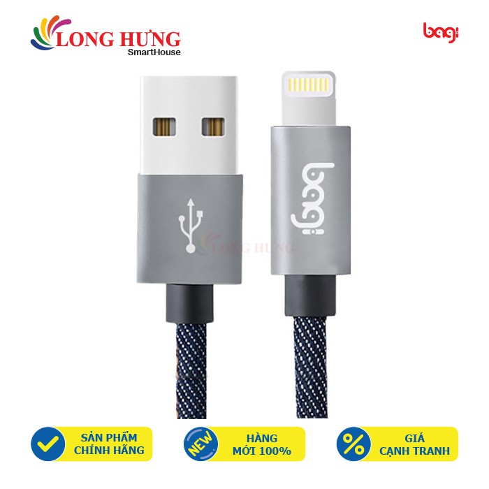 Cáp Lightning Bagi dây dù 1m CCA006 - Hàng chính hãng