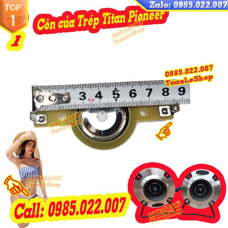 COIL TREP 250 Loại Sịn – Côn TREP 25mm – COI LOA TREP TIAOPIN – Giá 2 CÔN TRÉP