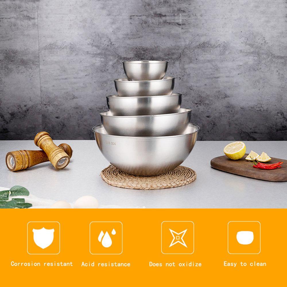 Tô Đựng Salad Bằng Thép Không Gỉ Chống Mùi Dễ Vệ Sinh