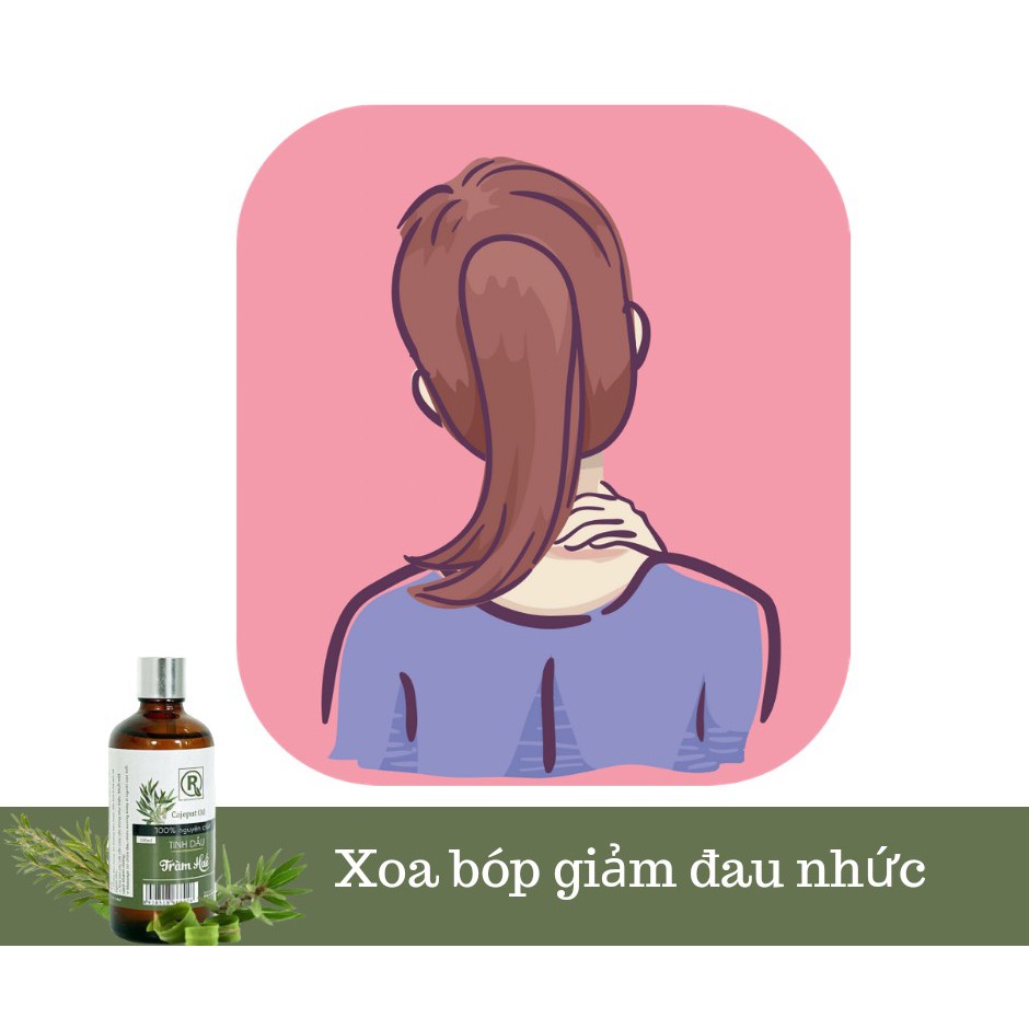 Tinh Dầu Tràm Huế Nguyên Chất (100ml) I Giữ ấm cho bé I Thơm Phòng I Đuổi Muỗi (Loại 1)