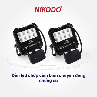 Đèn led chớp cảm biến chuyển động chống cú mèo Nikodo/Đèn led cảm biến chuyển động chính hãng Nikodo