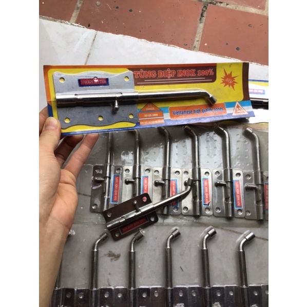 Chốt cửa dọc, chốt dọc inox 10phân, 15phân, 20phân