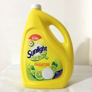 Nước rửa chén Sunlight chanh 100 can 3.6kg