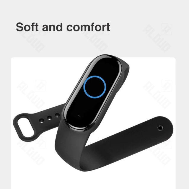 Dây Đeo Cao Su Thay Thế Cho Xiaomi Miband 3/4/5 Chất Lượng Cao