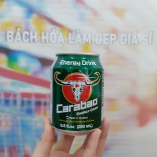 Nước tăng lực trâu cụng Carabao / Bò cụng Redbull 250ml