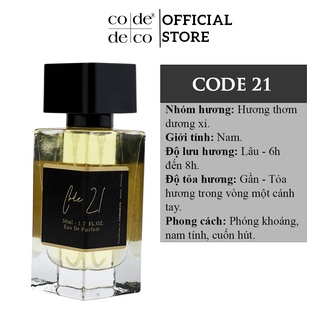 Tinh dầu nước hoa Code Deco Code 21 50ml