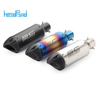 Ống xả được điều chỉnh 51mm kích thước 32cm hiệu SC project và phụ kiện