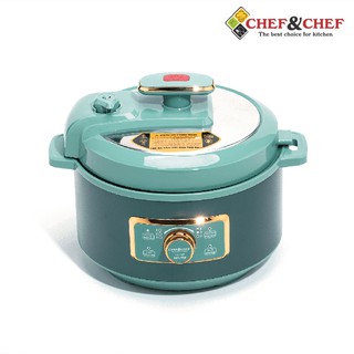 Nồi áp suất 4 lít chef&chef ch-689vn chất liệu hợp kim cao cấp