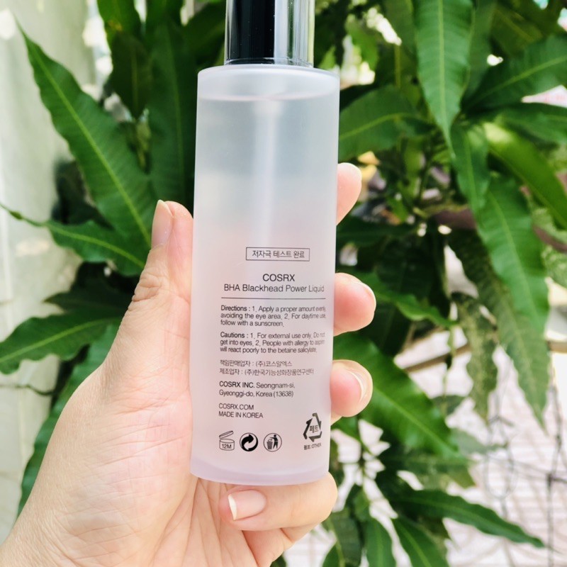 Giảm mụn đầu đen BHA Cosrx Blackhead Power Liquid