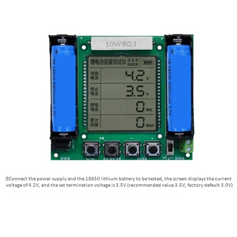 Mô Đun Kiểm Tra Dung Lượng Pin XH-M239 Lithium 18650 MaH / MwH Độ Chính Xác Cao