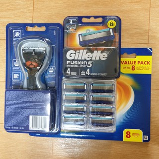 Dao cạo râu 5 lưỡi Gillette Fusion5 Proglide và hộp đầu lưỡi thay thế