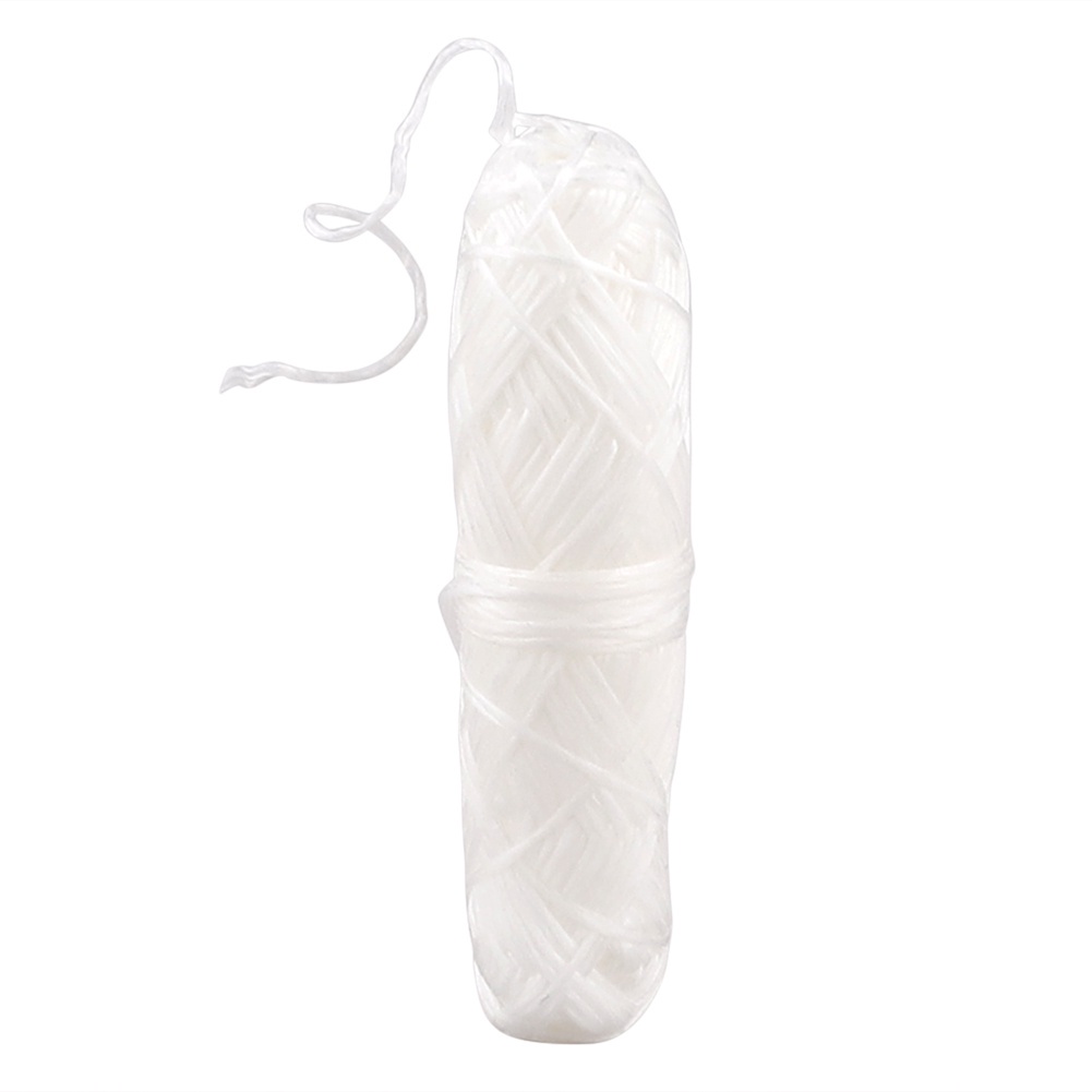 [Hàng mới về] Bộ 4 cuộn chỉ nha khoa tổng chiều dài 120m sợi lụa than tre tự nhiên thân thiện với môi trường