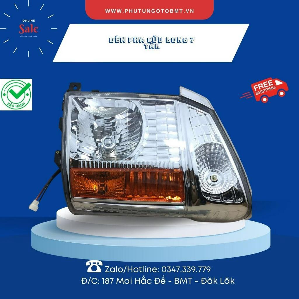 Đèn pha xe tải Cửu long 9 tấn, ben TMT 7 tấn, Dongfeng Việt Trung 5 tấn. Mã sản phẩm 1049/1059