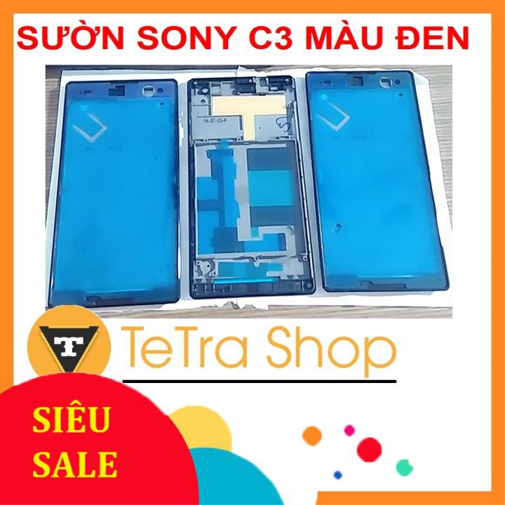 SƯỜN SONY C3 MÀU ĐEN