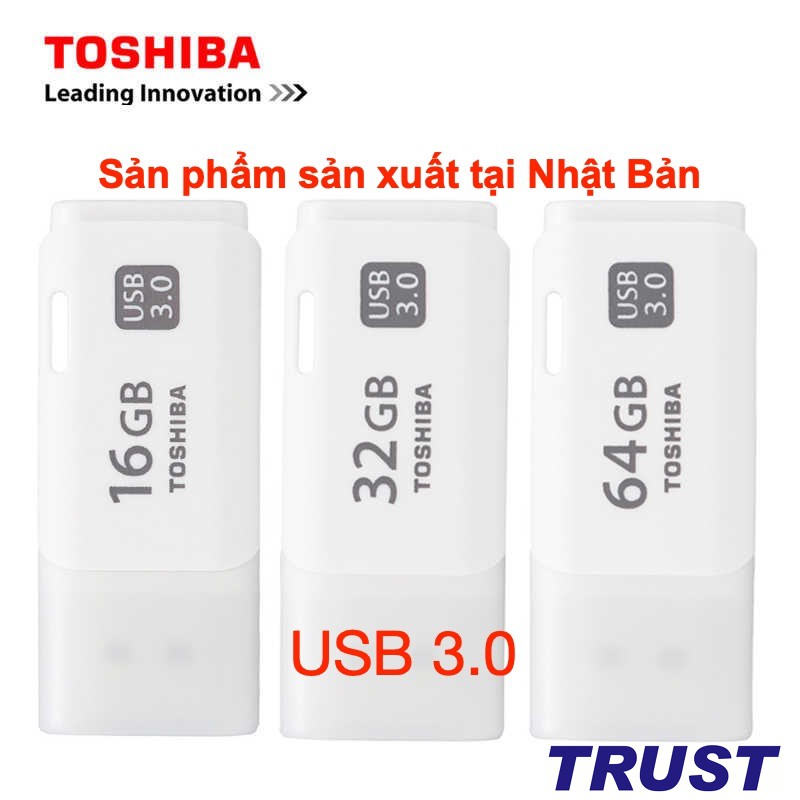 USB 32GB Kioxia (Toshiba) - Sản xuất tại Nhật Bản-32GB- Bảo Hành 5 Năm- Chính Hãng FPT | WebRaoVat - webraovat.net.vn