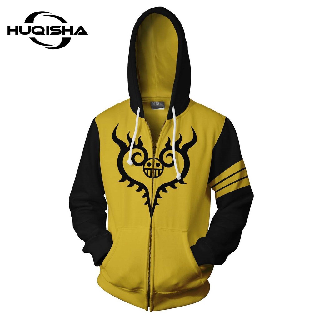 HUQISHA One Piece Men Casual Personality Hoodie