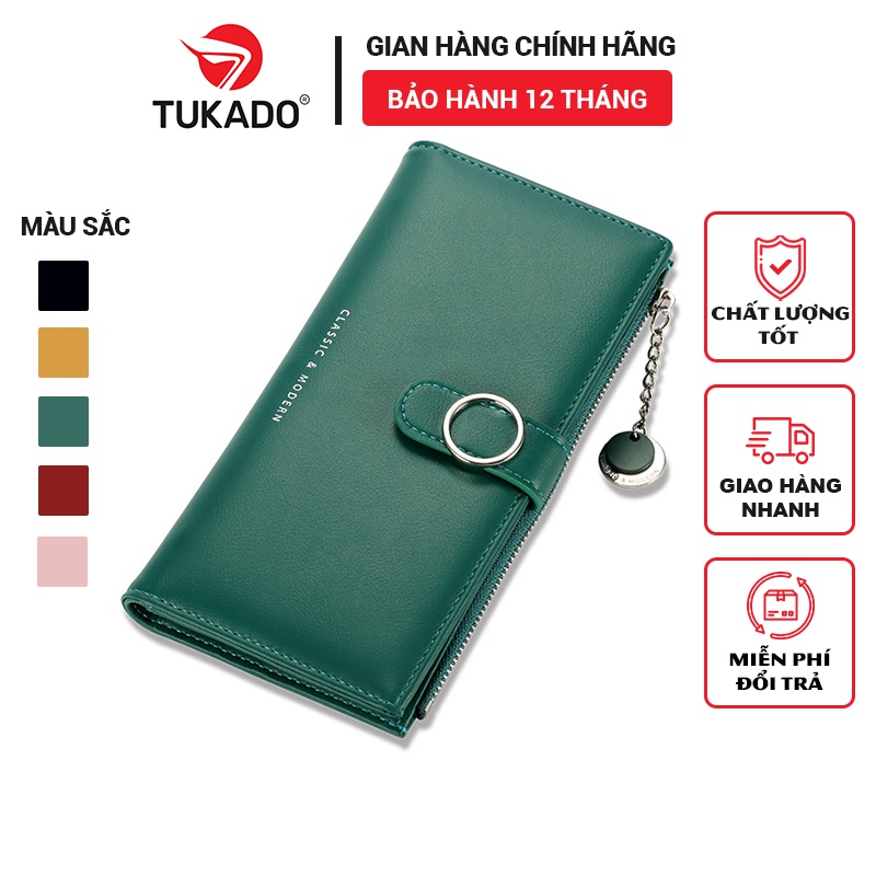 Ví Nữ Dài Cầm Tay Chính Hãng TAILIAN Đựng Tiền Điện Thoại Dáng Basic Sang Trọng Da Cao Cấp Cực Đẹp TL15 - Tukado